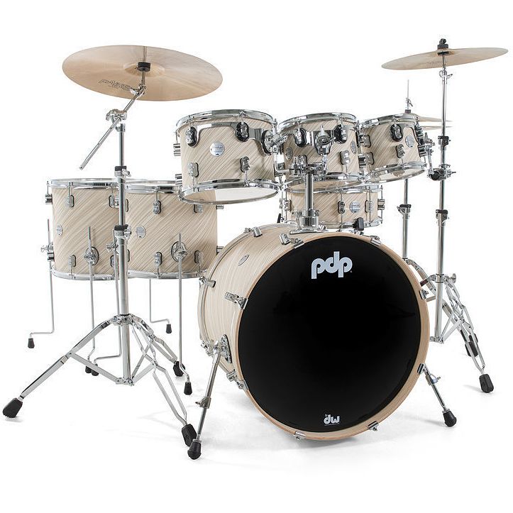 Foto van Pdp drums pd807488 concept maple twisted ivory 7d. drumstel