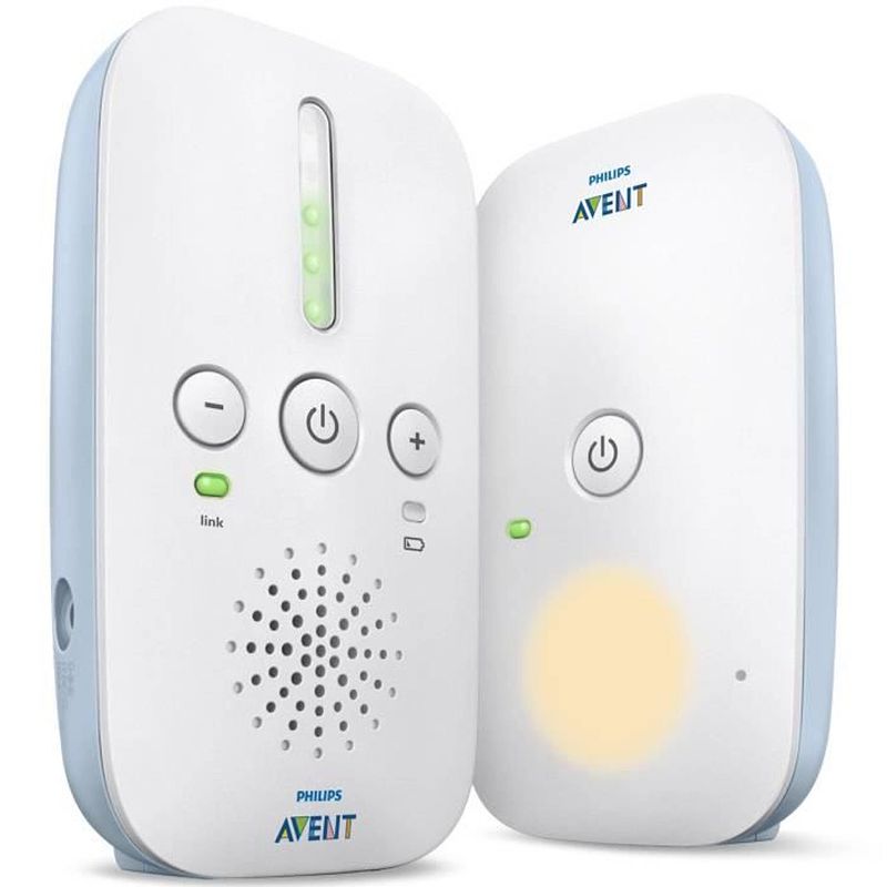 Foto van Philips avent scd503 / 26 dect-babyfoon - lichtblauw en wit