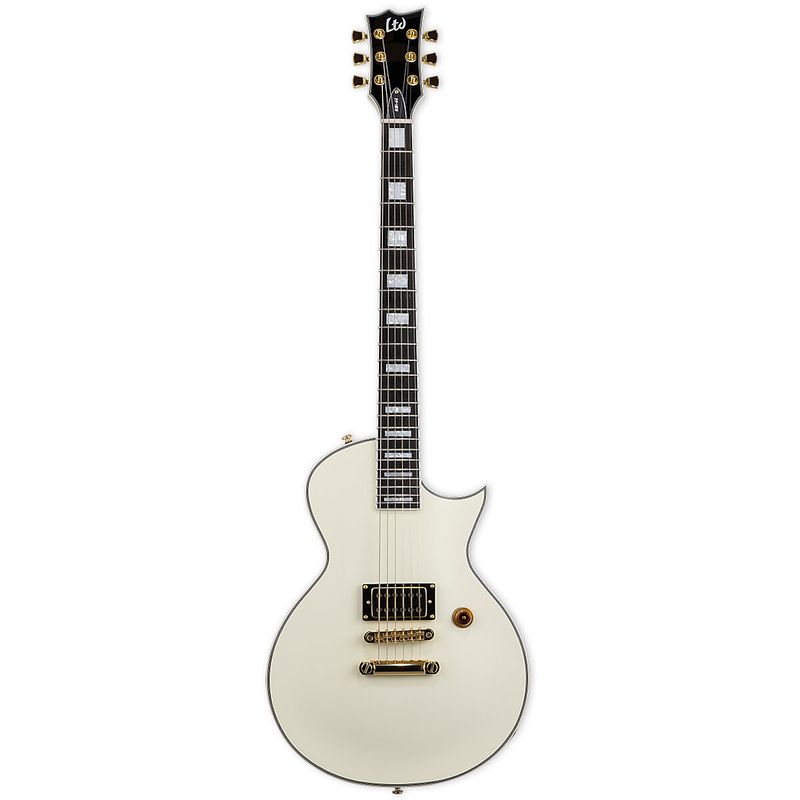 Foto van Esp ltd nw-44 olympic white neil westfall signature elektrische gitaar met koffer