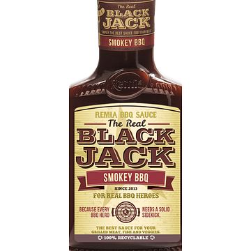 Foto van Remia black jack smokey bbq sauce 450ml bij jumbo