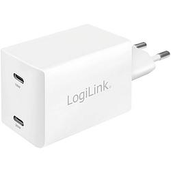 Foto van Logilink pa0231 pa0231 usb-oplader thuis uitgangsstroom (max.) 3 a 2 x usb power delivery (usb-pd)