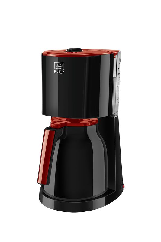 Foto van Melitta koffiezetapparaat enjoy therm zwart-rood