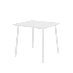 Foto van George table 80x80x75 cm alu white