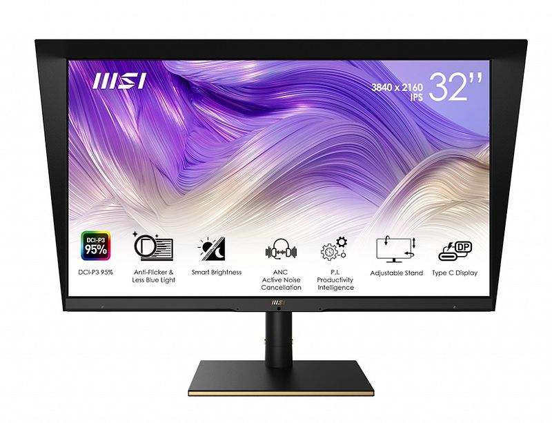 Foto van Msi summit ms321up monitor zwart