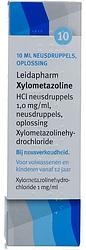 Foto van Leidapharm neusdruppels xylometazoline hcl 1 mg/ml