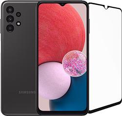 Foto van Samsung galaxy a13 64gb zwart + panzerglass case friendly screenprotector glas zwart