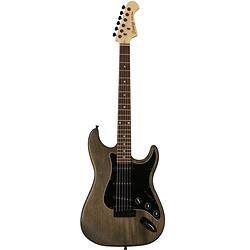 Foto van Fazley outlaw series sheriff basic sss black elektrische gitaar met gigbag