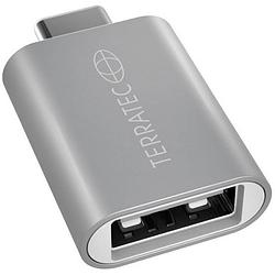 Foto van Terratec usb 2.0 adapter [1x usb-c stekker - 1x usb 3.2 gen 2 bus a (usb 3.1)] connect c1