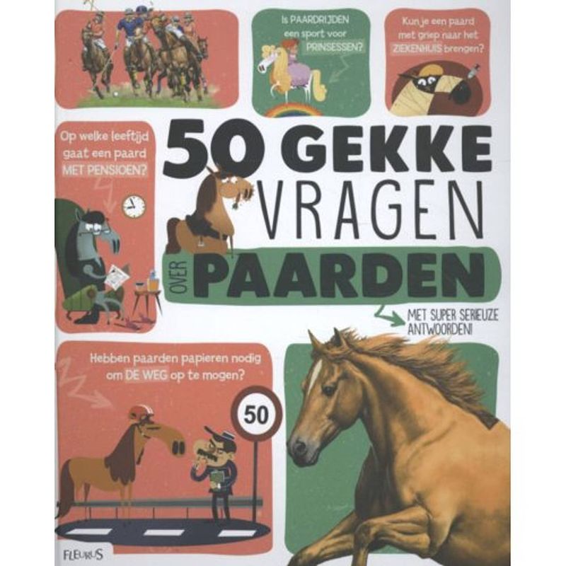 Foto van 50 gekke vragen over paarden