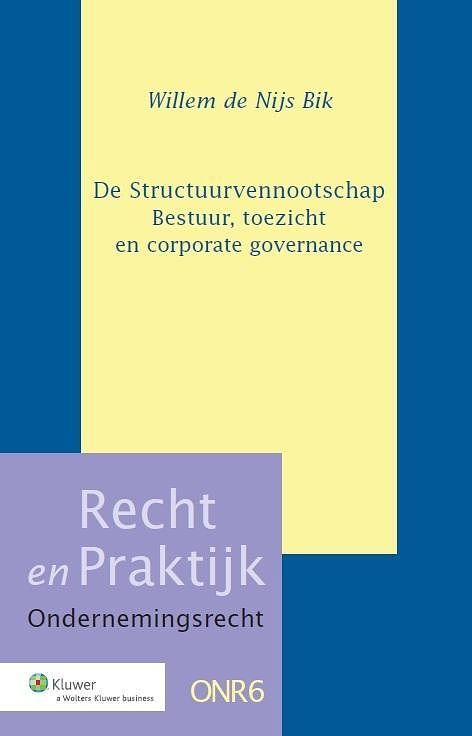 Foto van De structuurvennootschap - w.w. nijs bik - paperback (9789013120974)