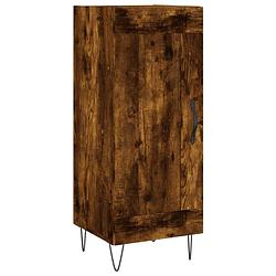 Foto van Vidaxl dressoir 34,5x34x90 cm bewerkt hout gerookt eiken