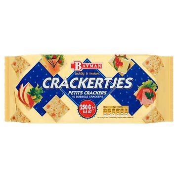 Foto van Bayman crackertjes 40 stuks 250g bij jumbo