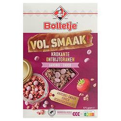 Foto van Bolletje vol smaak! krokante ontbijtgranen aardbei choco 375g bij jumbo