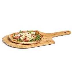 Foto van 1x houten snij/serveerplanken voor pizza 53 cm - snijplanken