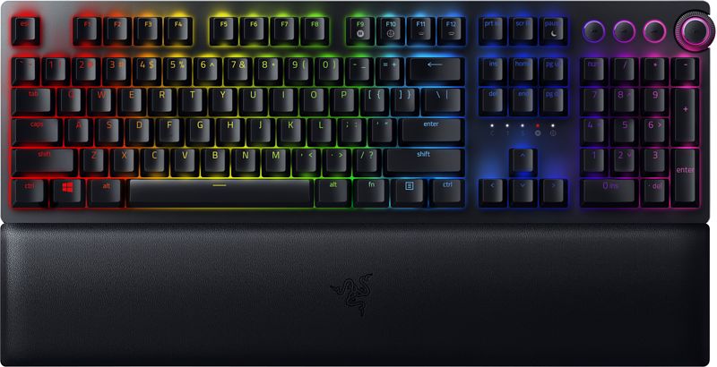 Foto van Razer huntsman v2 gaming toetsenbord purple switch