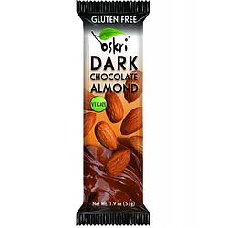 Foto van Oskri dark chocolate almond reep