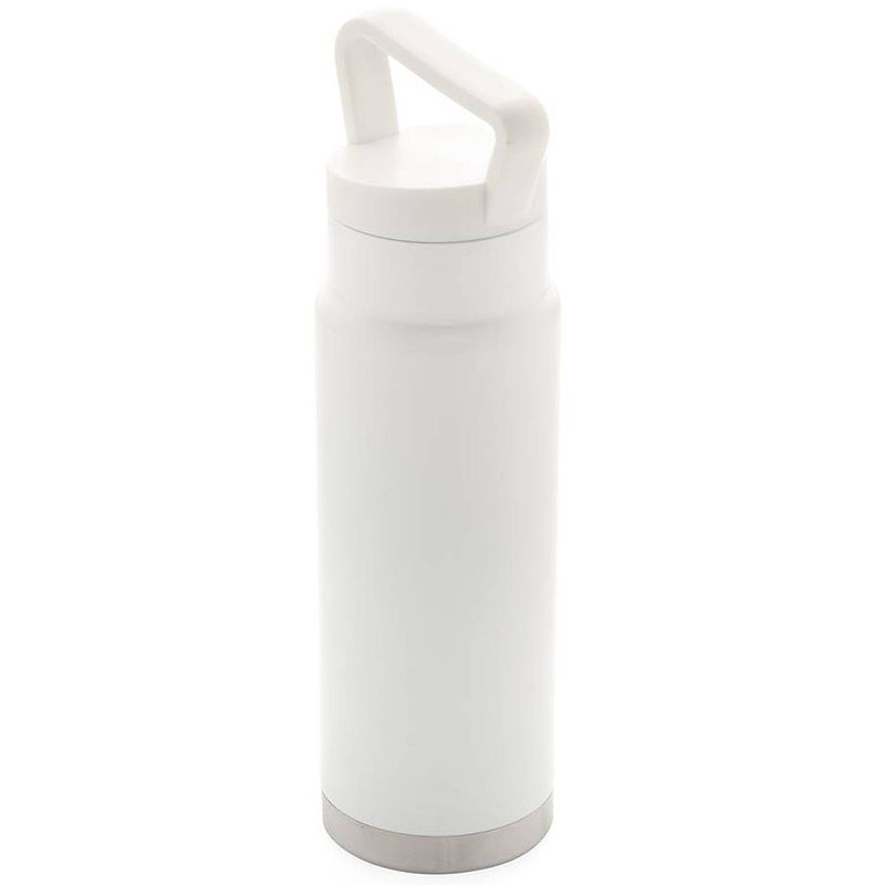 Foto van Xd collection drinkfles 28,3 cm 0,65 liter rvs wit