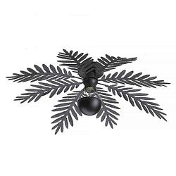 Foto van I-lumen plafondlamp palm 8 bladen ø 65 cm zwart