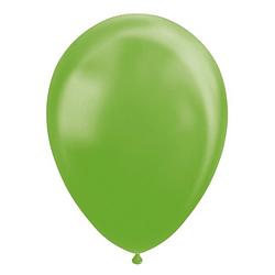 Foto van Wefiesta ballonnen parel 12 cm latex groen 100 stuks