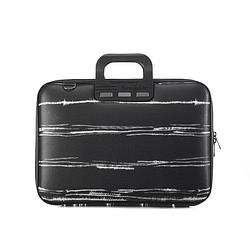 Foto van Bombata 15 inch laptoptas - black&white - 15,6"" - zwart