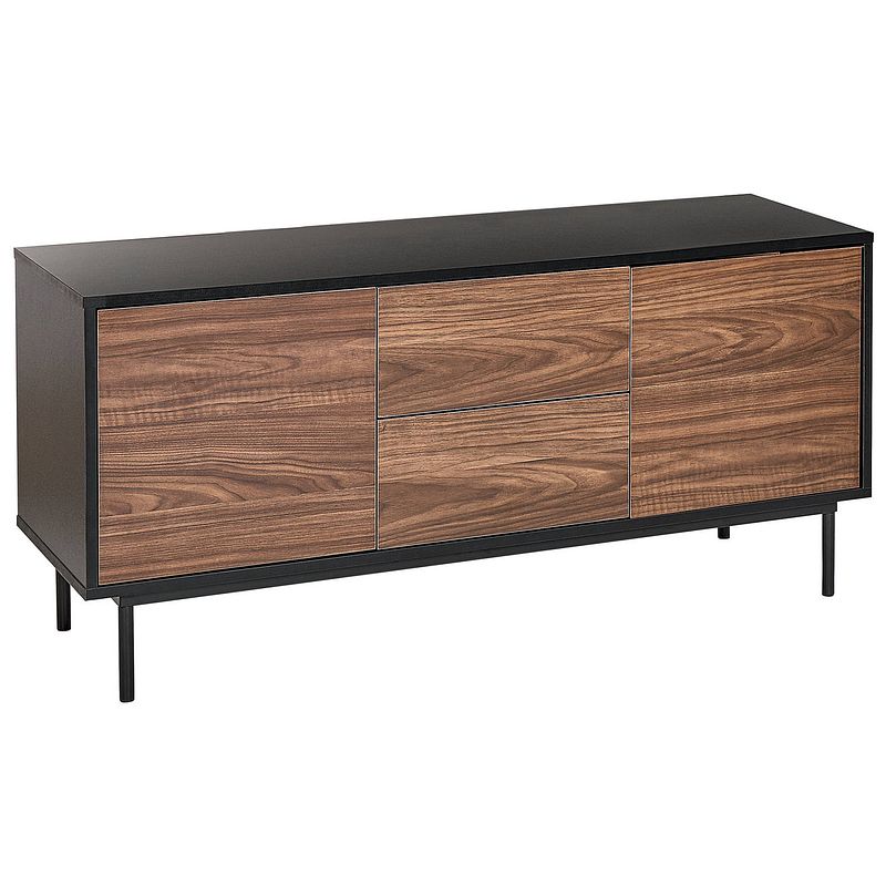 Foto van Beliani okland - sideboard-zwart-vezelplaat