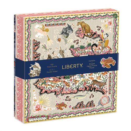 Foto van Liberty maxine 500 piece double sided puzzle with shaped pieces - puzzel;puzzel (9780735365469)