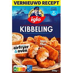 Foto van Iglo kapiteins klassiekers kibbeling 245 g bij jumbo