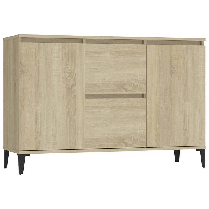 Foto van Vidaxl dressoir 104x35x70 cm spaanplaat sonoma eikenkleurig