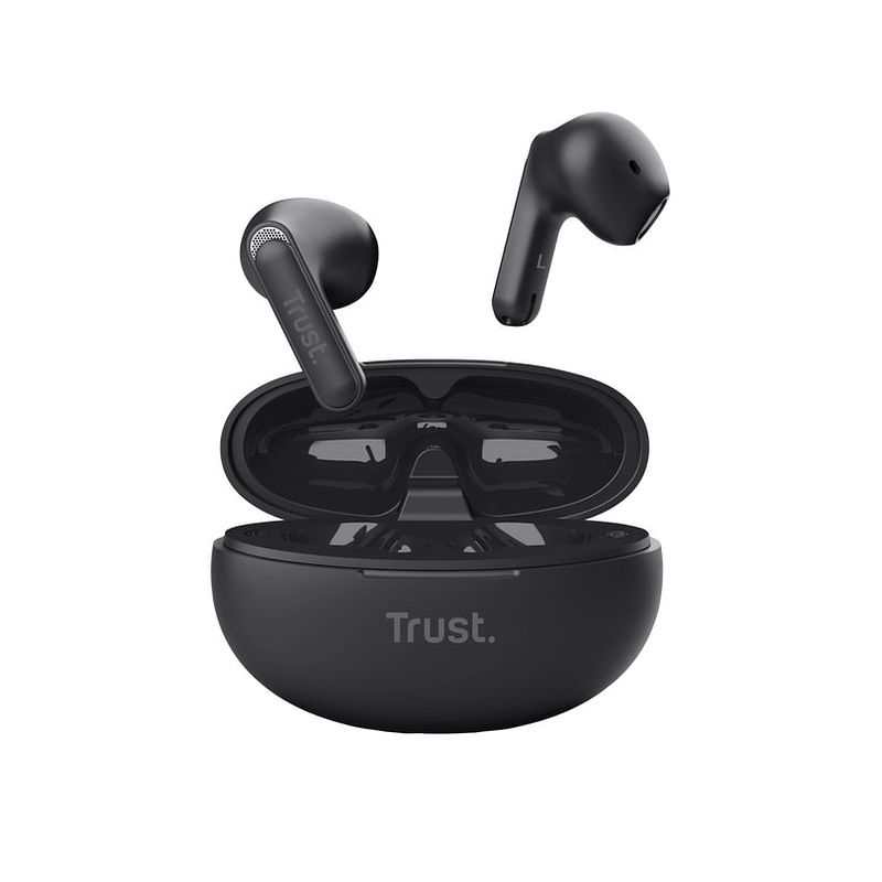 Foto van Trust yavi bluetooth enc-koptelefoon oordopjes zwart