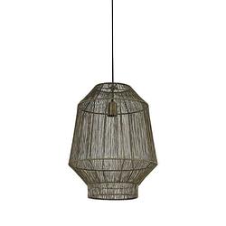 Foto van Light & living - hanglamp vitora - 37x37x46 - brons