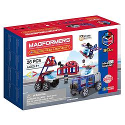 Foto van Magformers amazing police and rescue set 26-delig