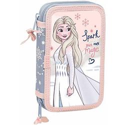 Foto van Disney frozen gevuld etui magical seasons - 19.5 x 12.5 cm - 28 st. - polyester