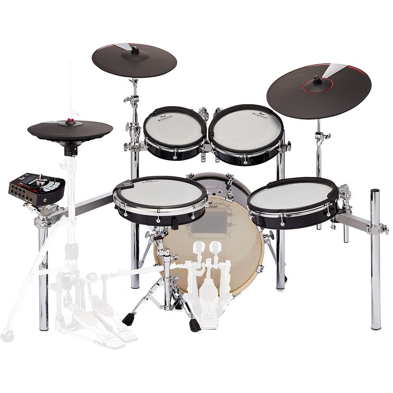 Foto van Pearl em-53hb e/merge e/hybrid elektronisch drumstel