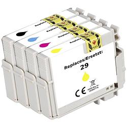 Foto van Renkforce inkt combipack vervangt epson t2986 (c13t298640) compatibel zwart, cyaan, magenta, geel rf-5705460