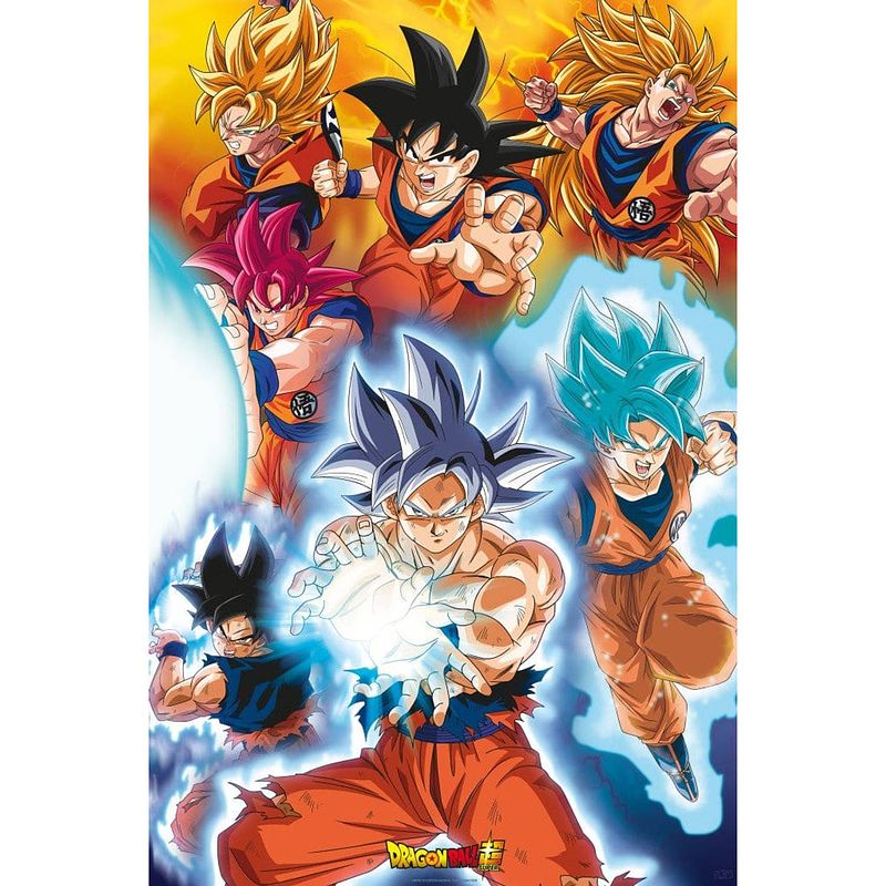 Foto van Abystyle dragon ball super gokus transformations poster 61x91,5cm