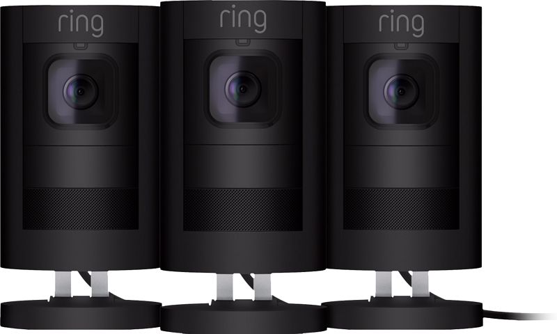 Foto van Ring stick up cam elite zwart 3-pack