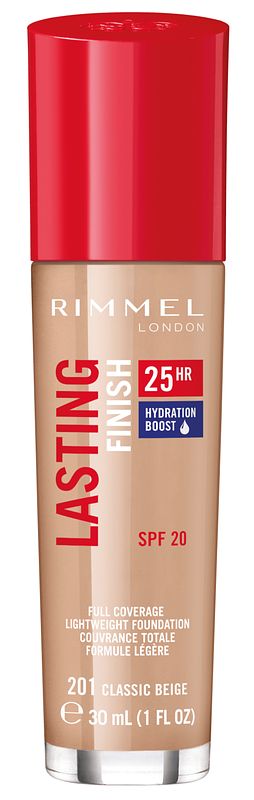 Foto van Rimmel london foundation lasting finish 201 classic beige