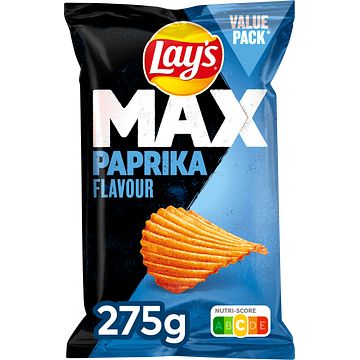 Foto van Lay'ss max paprika chips 275gr bij jumbo