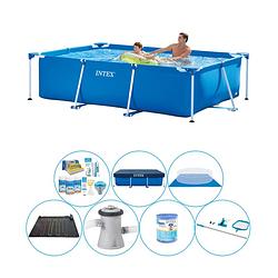 Foto van Intex frame pool rechthoekig 260x160x65 cm - zwembad pakket