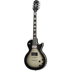 Foto van Epiphone adam jones les paul custom antique silverburst korin faught's sensation