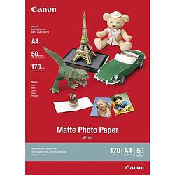 Foto van Canon pack van 1 mat fotopapier 170 g / m2 - mp-101 - - a4 - 50 vellen
