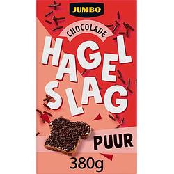 Foto van Jumbo chocolade hagelslag puur 380g