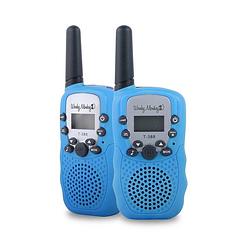 Foto van Wonky monkey walkie talkie set - blauw