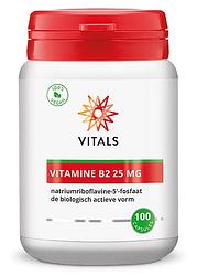 Foto van Vitals vitamine b2 25mg capsules