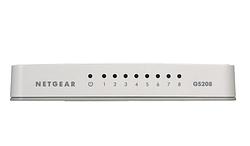 Foto van Netgear gs208-100pes switch wit