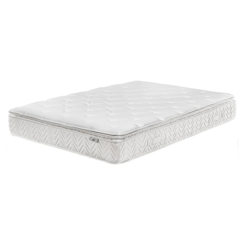 Foto van Beliani luxus - pocketveringmatras-beige-bamboestof