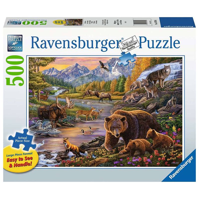 Foto van Ravensburger puzzel wildernis 500st