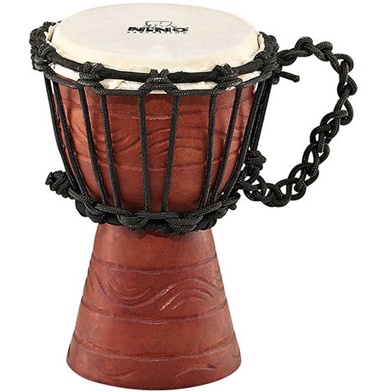 Foto van Nino percussion nino-adj2-xxs water rhythm djembe african xxs