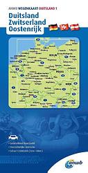 Foto van Anwb*wegenkaart duitsland 1. duitsland/zwitserland/oostenrijk - paperback (9789018048174)