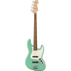 Foto van Fender player jazz bass pf seafoam green elektrische basgitaar